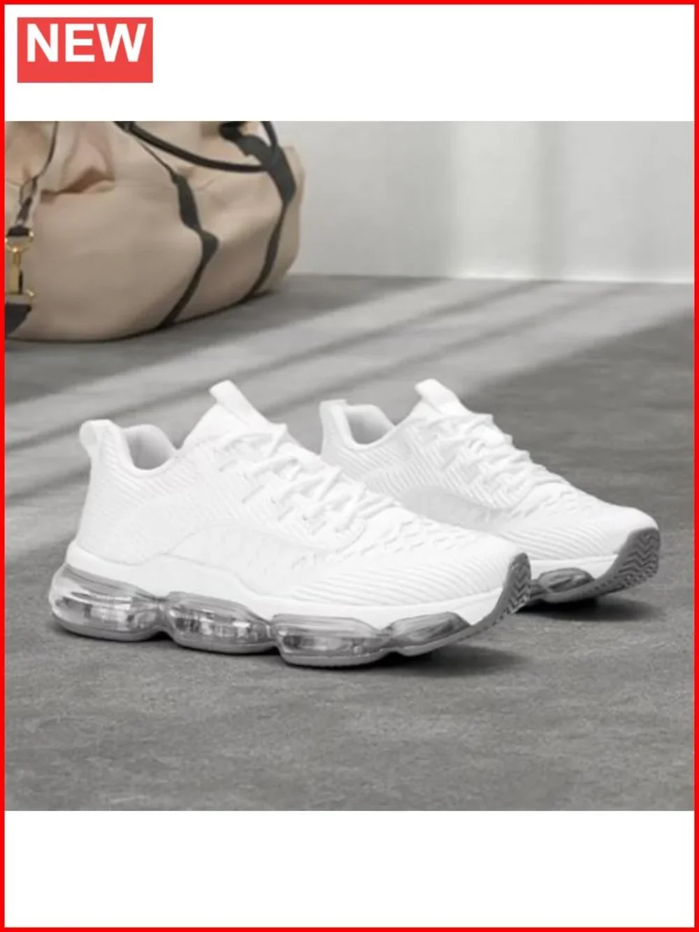 Air Cushion Walking Running Shoes Sneakers Breathable Sport Gym Fitness Cross